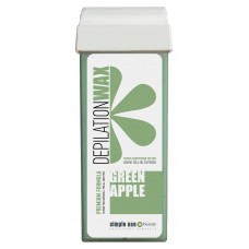 Віск в касеті для депіляції Simple Use Beauty Green apple (Зелене яблуко) 100 мл